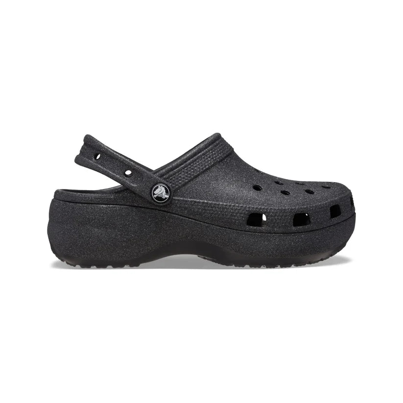 Classic Platform Glitter Clog