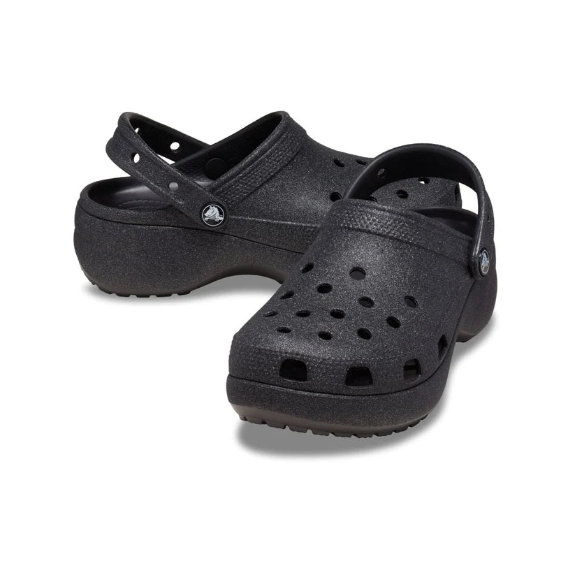 Classic Platform Glitter Clog