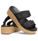 Brooklyn Buckle Low Wedge Cork Sandal