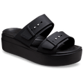 Brooklyn Buckle Low Wedge Sandal