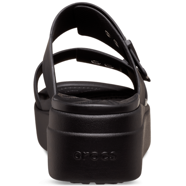 Brooklyn Buckle Low Wedge Sandal
