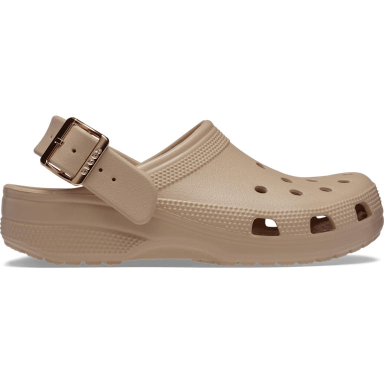 Classic Metallic Buckle Clog