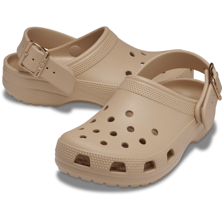 Classic Metallic Buckle Clog