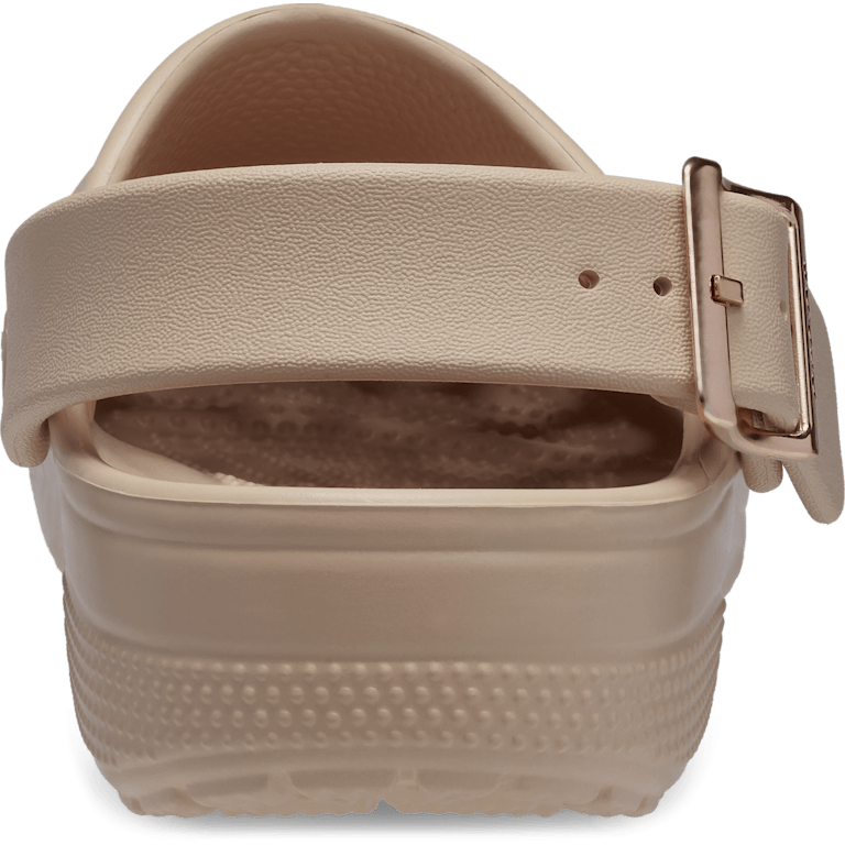 Classic Metallic Buckle Clog