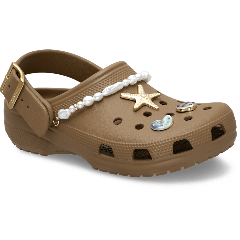 Classic Metallic Buckle Clog