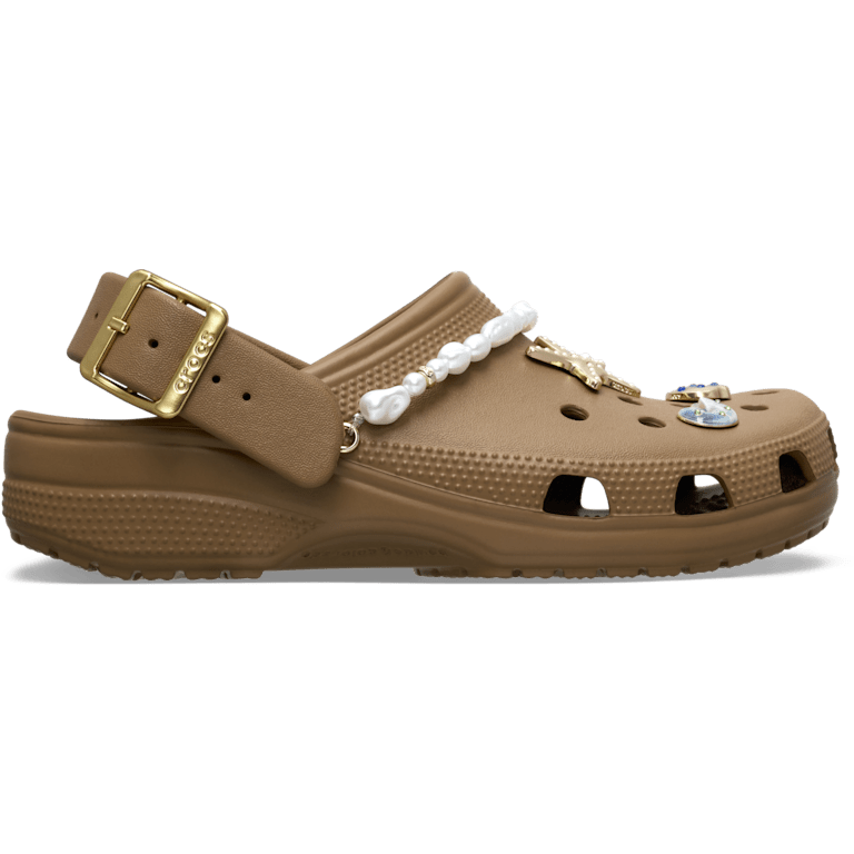 Classic Metallic Buckle Clog