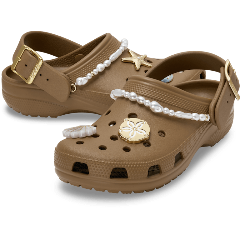 Classic Metallic Buckle Clog