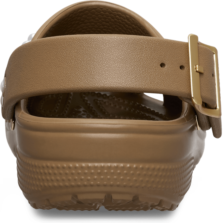 Classic Metallic Buckle Clog