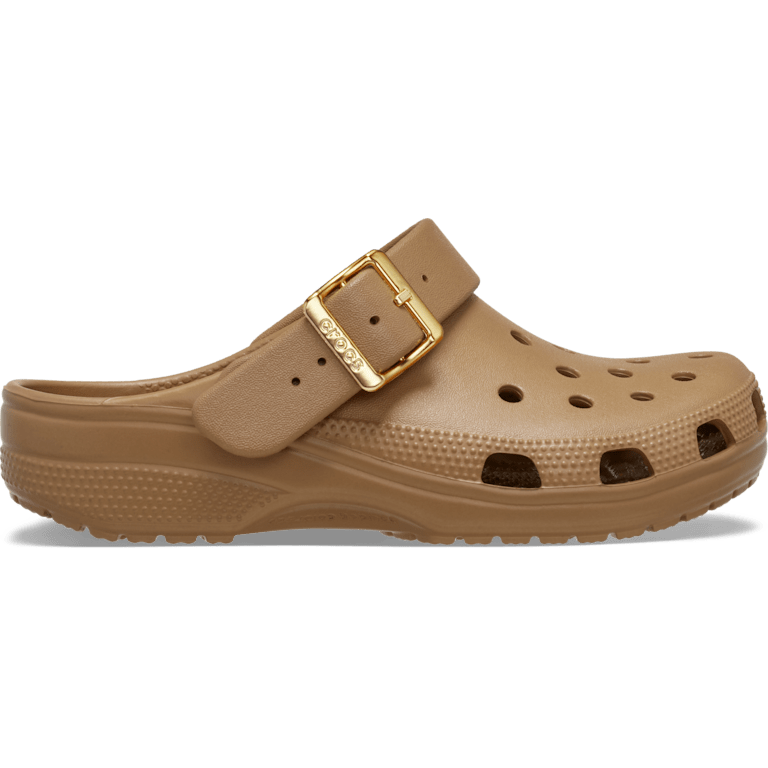 Classic Metallic Buckle Clog