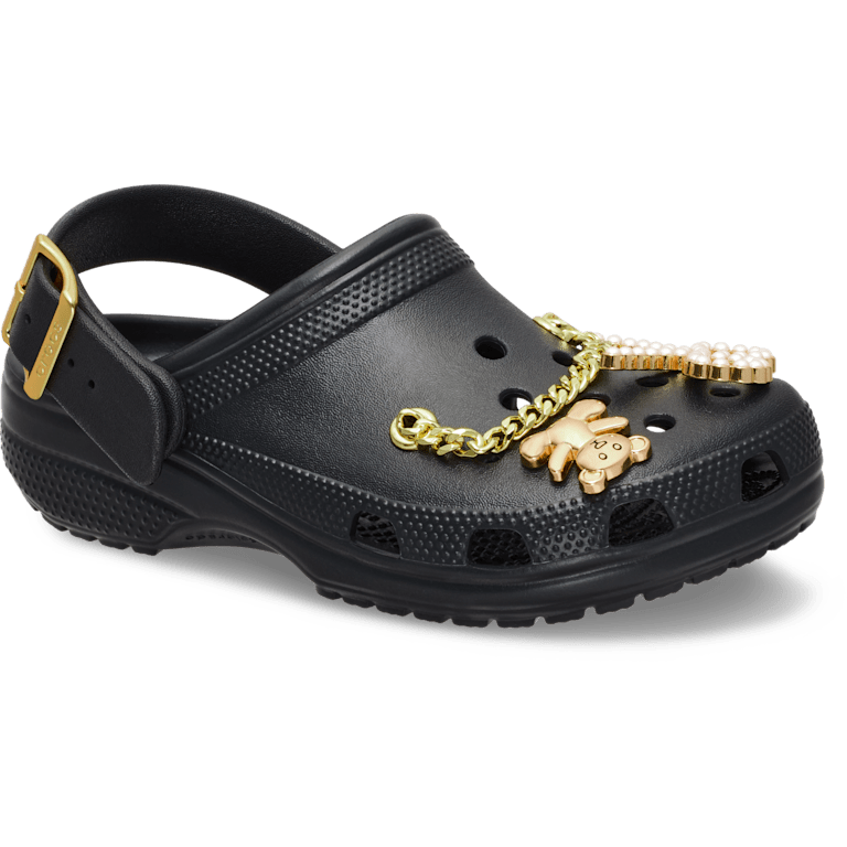 Classic Metallic Buckle Clog