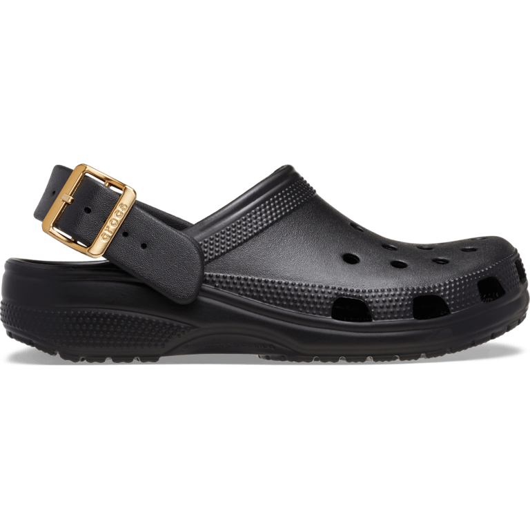 Classic Metallic Buckle Clog