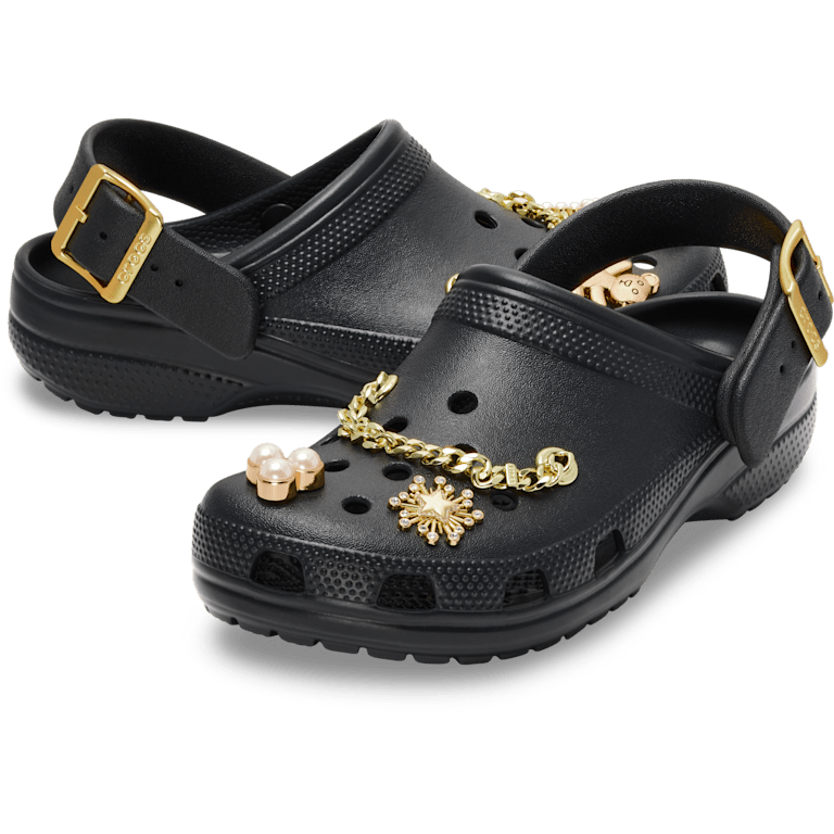 Classic Metallic Buckle Clog