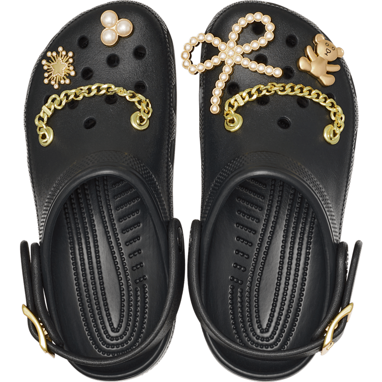 Classic Metallic Buckle Clog