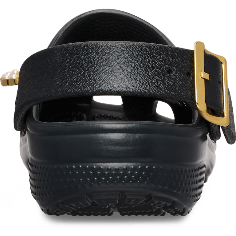 Classic Metallic Buckle Clog