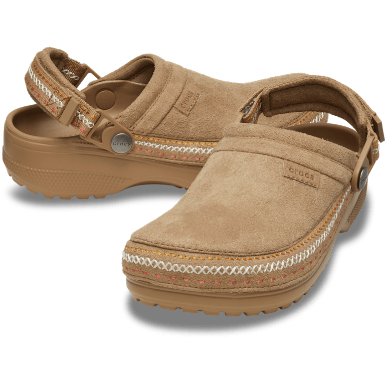 Crafted Vegan Suede Stitch Clog