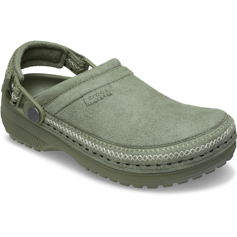 Crafted Vegan Suede Stitch Clog