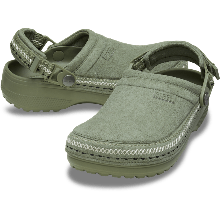 Crafted Vegan Suede Stitch Clog