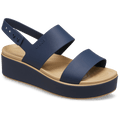 Brooklyn Low Wedge Matte Wrap Sandal