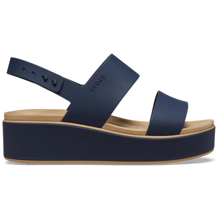 Brooklyn Low Wedge Matte Wrap Sandal