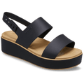 Brooklyn Low Wedge Matte Wrap Sandal