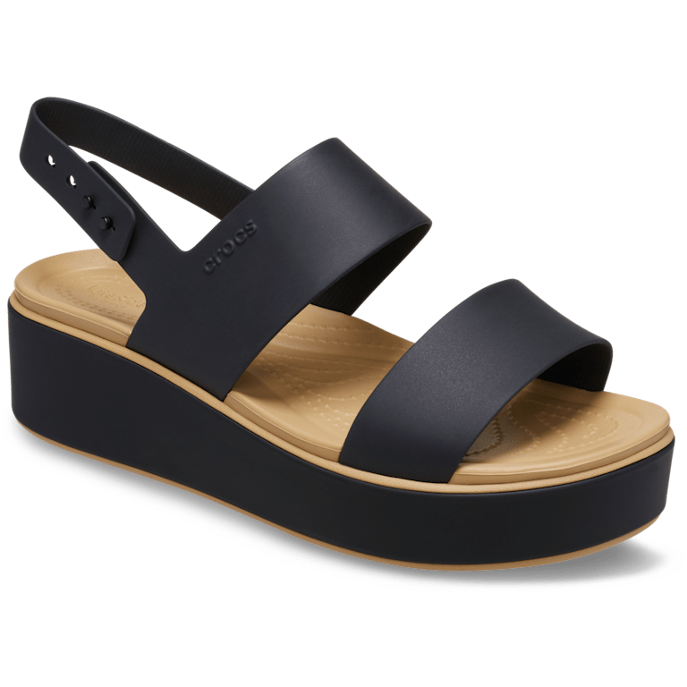 Brooklyn Low Wedge Matte Wrap Sandal