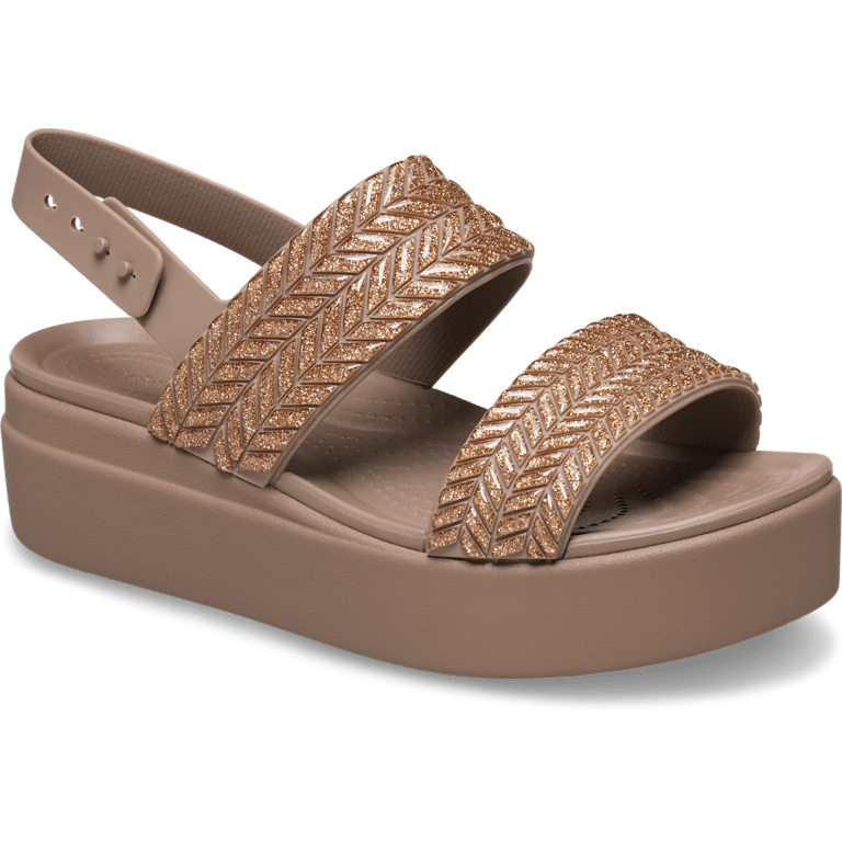 Brooklyn Woven Sparkle Low Wedge