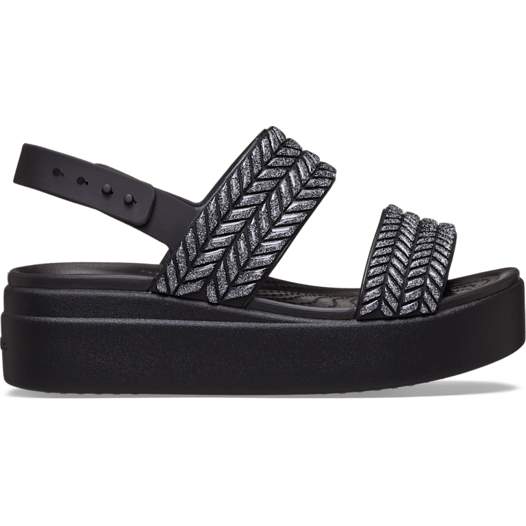 Brooklyn Woven Sparkle Low Wedge