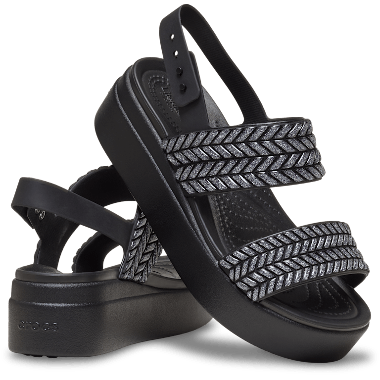 Brooklyn Woven Sparkle Low Wedge