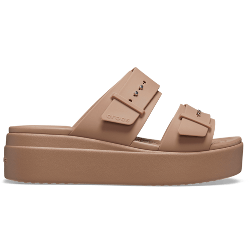 Brooklyn Buckle Low Wedge Sandal