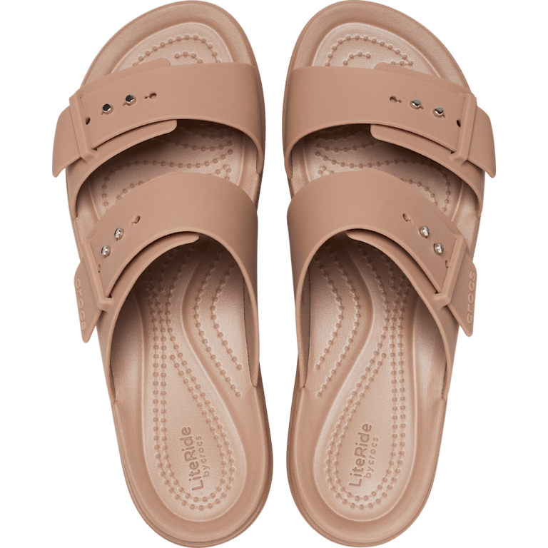 Brooklyn Buckle Low Wedge Sandal