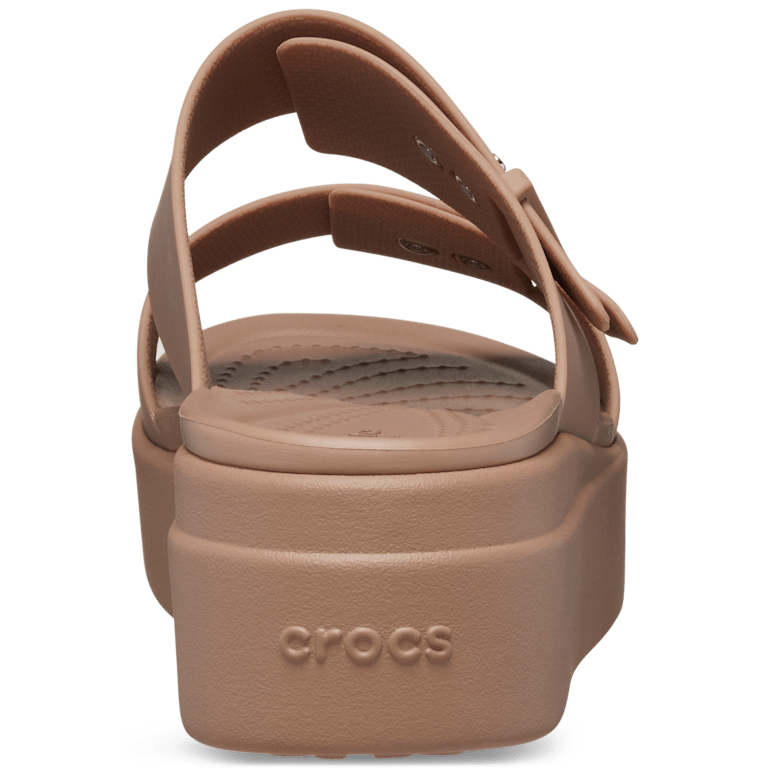 Brooklyn Buckle Low Wedge Sandal