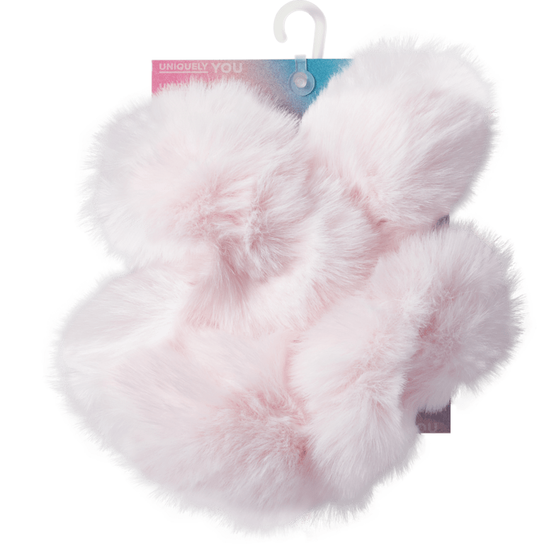 Faux Fur Back Strap Scrunchie Btc