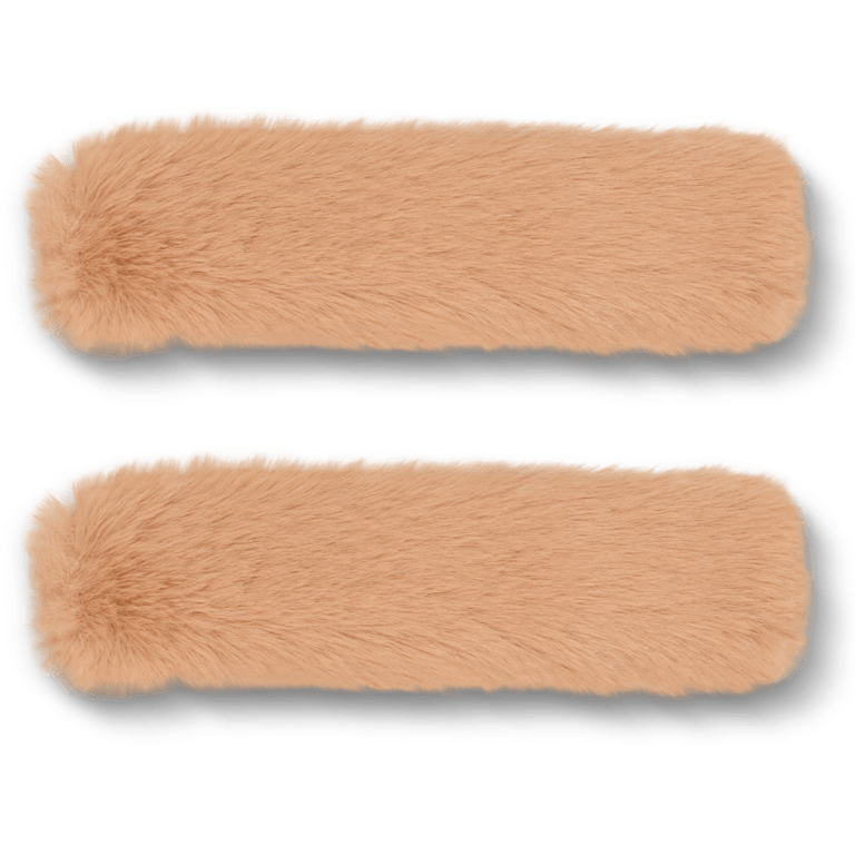 Faux Fur Back Strap Scrunchie Btc