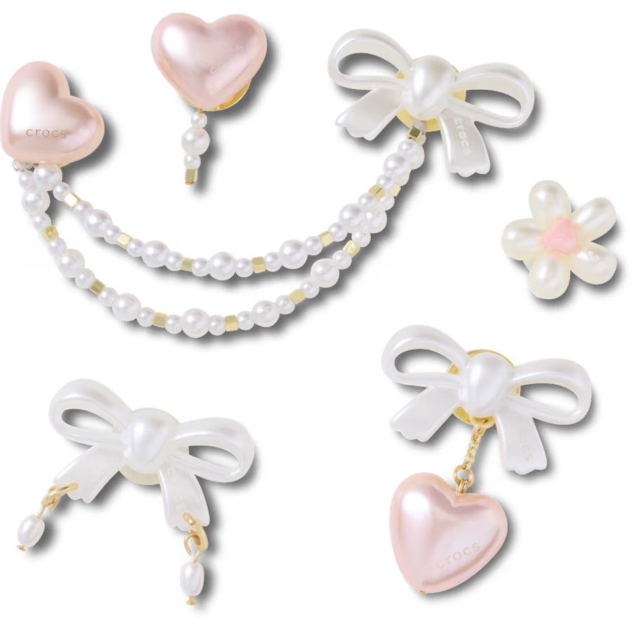 Bow and Pink Heart 5 Pack